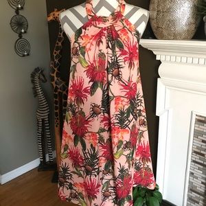 Cynthia Steffe Floral Halter Dress